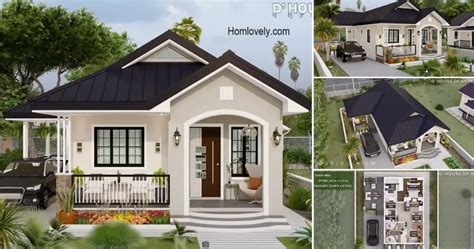 69 SQM Simple Bungalow House Design Small But Beautiful Home 2