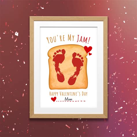 Youre My Jam Printable Craft For Valentines Day Mr Mintz Crafts