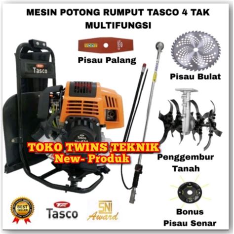 Jual Mesin Potong Rumput Tasco Tak Serbaguna Mata Pisau Siap Pakai