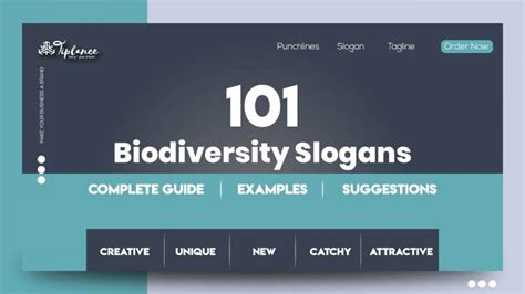 101+ Best Biodiversity Slogans Ideas & Examples - Tiplance