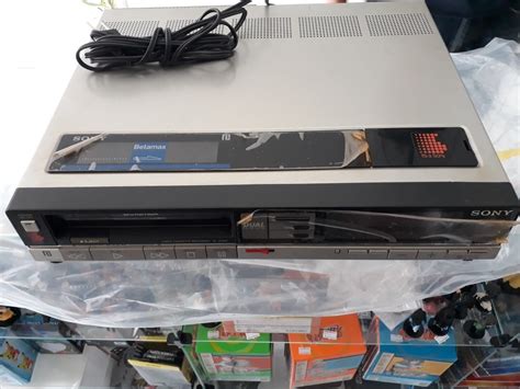 Gravador De Video Cassete Sony Betamax Sl Md Na Caixa Zero R