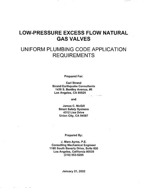 Pdf Low Pressure Excess Flow Natural Gas Valves Uniform · 22 Spitzglass Formula The