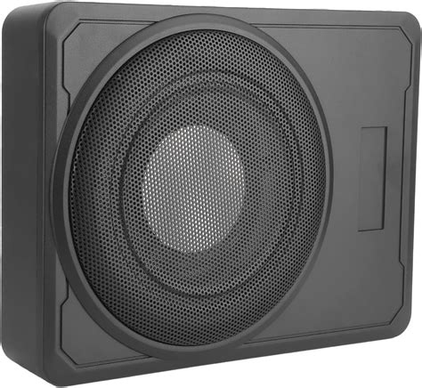 Tgoon Altavoz De Caja Altura Negra De Subwoofer De Coche Mm