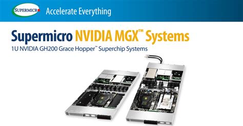 Supermicro Nvidia Mgx Systems Hi U Su T Ai T I A T Gpu Nvidia Gh