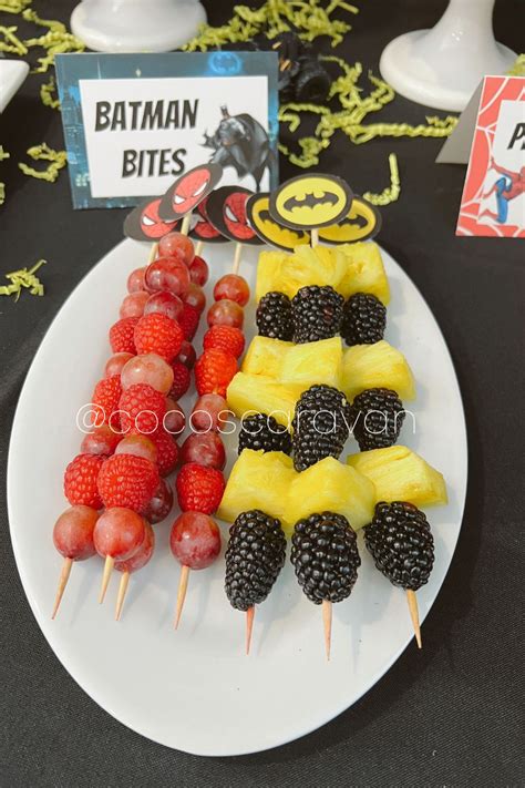 The best superhero party food ideas - Coco's Caravan