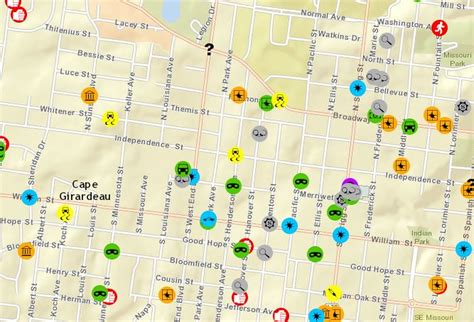 Map Of Cape Girardeau Mo - Maping Resources