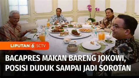 VIDEO Ketiga Bacawapres Makan Siang Bersama Presiden Jokowi Apa Saja