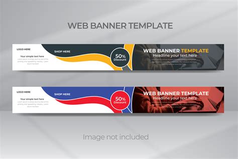 Website Banner Ads Template Design Graphic By Vmsit · Creative Fabrica