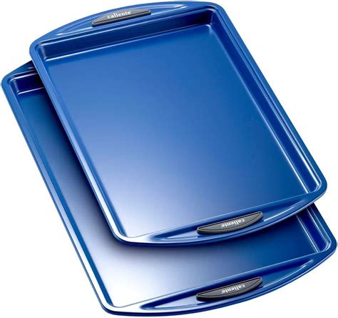 Betterbeauty Cookie Sheets For Baking Nonstick Oven Pan Set Of 3 With Wide Edge