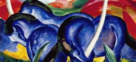 I Grandi Cavalli Azzurri Di Franz Marc Descrizione