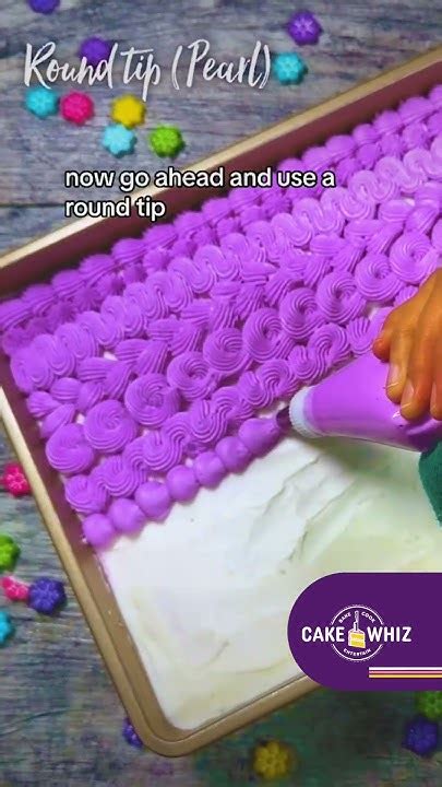 How To Pipe Buttercream Cake Borders Youtube