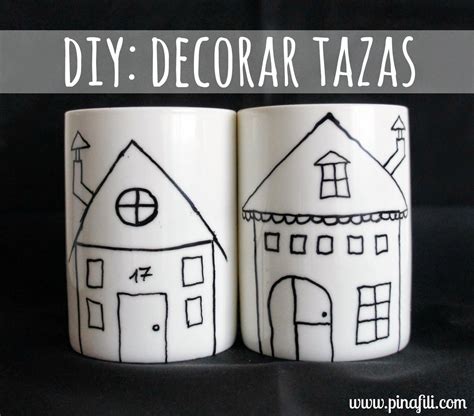 Diy Decorar Tazas Con Rotulador De Cer Mica Decorando Tazas Tazas