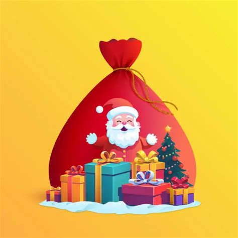 Santa S Bag Royalty Free Stock Svg Vector And Clip Art