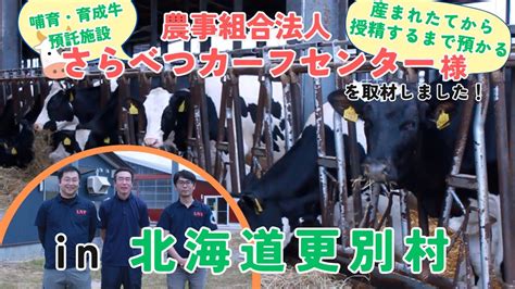 【取材しました】北海道更別村の哺育・育成牛預託施設『さらべつカーフセンター』様での活用方法をご紹介！【アットモーメント】 Youtube