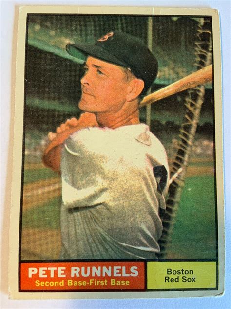 Topps Baseball Card Pete Runnels Ebay