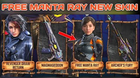 Free New Manta Ray Summer Sunset Character Skin In Codm For All Codm