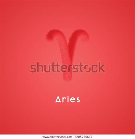 Aries Power Color Zodiac Horoscope Soft Stock Vector (Royalty Free ...