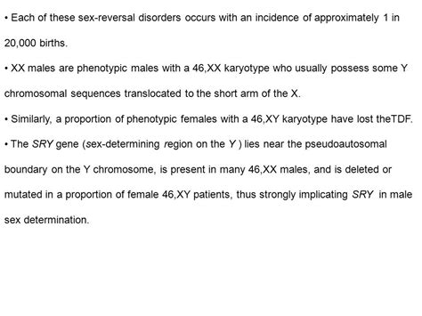 The Sex Chromosomes And Their Abnormalities The Chromosomal Basis Of