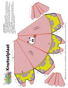 Spongebob Papercraft - Instructions by ~kamibox on deviantART | Paper ...