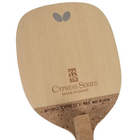 Butterfly Cypress V Max S Table Tennis Blade Ply Kiso Hinoki Blade