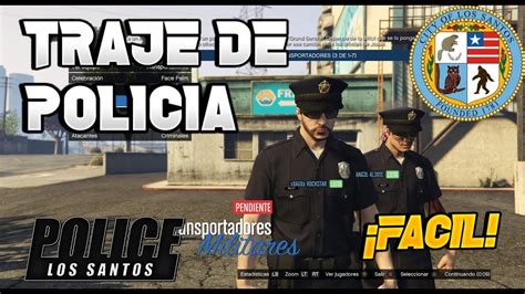 Como Conseguir Traje De Policia Gta Online Conjunto Polic A Lspd