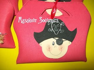 Masakote Souvenirs Infantiles Cumple Tem Tico Piratas