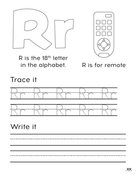 Letter R Worksheets 50 Free Printables Printabulk