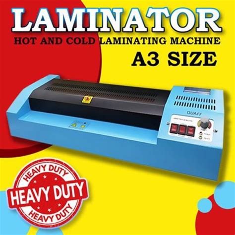 Quaff Laminator Machine A3size Hot And Cold Shopee Philippines