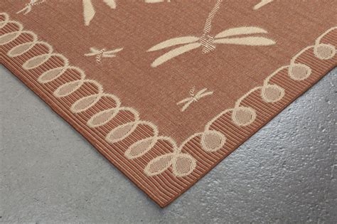 Trans Ocean Terrace Dragonfly Rust Area Rug By Liora Manne Incredible