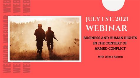 Webinar Business And Human Rights In Armed Conflict Day 2 Com Jelena