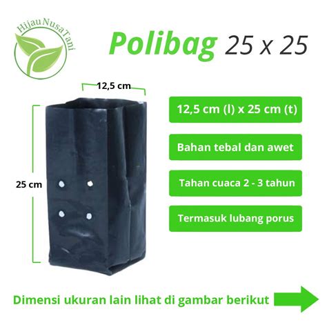 Jual Polibag Semai Kiloan Polybag Polibek Semua Ukuran Kantong Semai