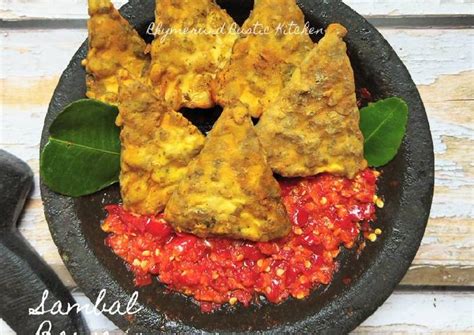 Resep Sambal Bawang Tempe Goreng Tepung Menu Simpel Praktis Oleh Wids