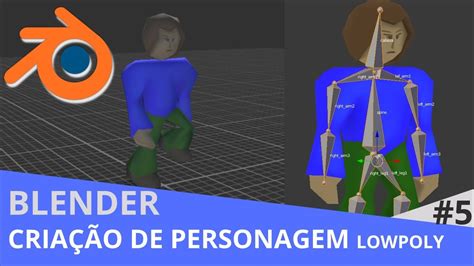 Blender 09 Criação De Personagem Vídeo 5 Rigging Youtube