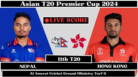 Live Hong Kong Vs Nepal Th T Acc Men T Premier Cup Hk Vs