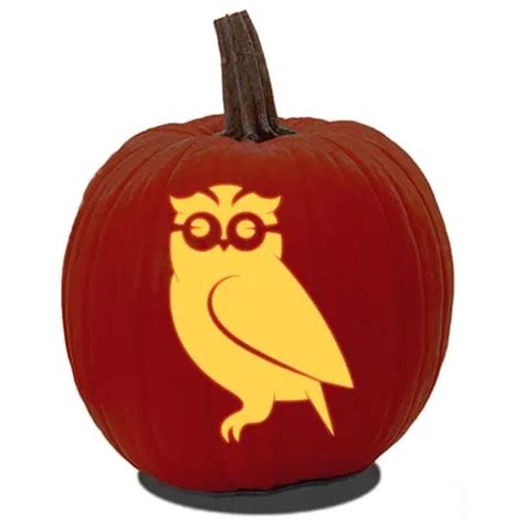 Owl Pumpkin Template