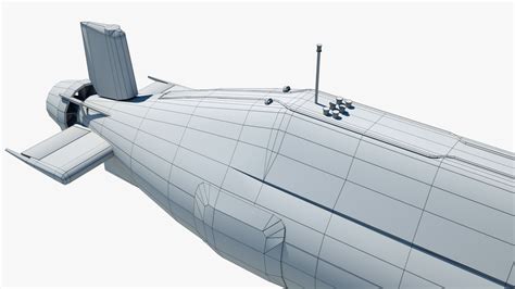 HMS Anson Submarine 3D Model $99 - .max .3ds .fbx .obj - Free3D