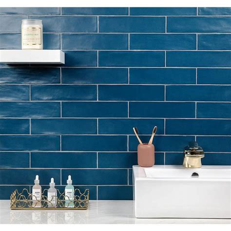 Ivy Hill Tile Strait Marina In X In Mm Matte Ceramic Subway