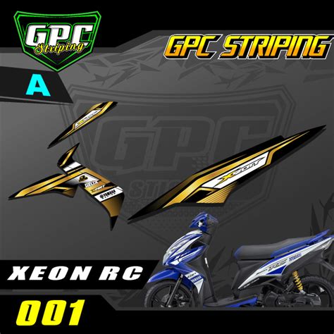 Sticker Striping XEON RC Desain Racing 001 Lazada Indonesia