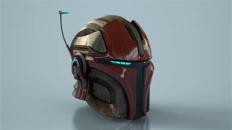 Mando Helmet, Samuel & Joshua McCarthy | Star wars helmet, Star wars ...