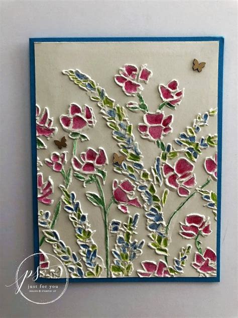 Great Embossing Folder Technique With Designer Paper Artofit