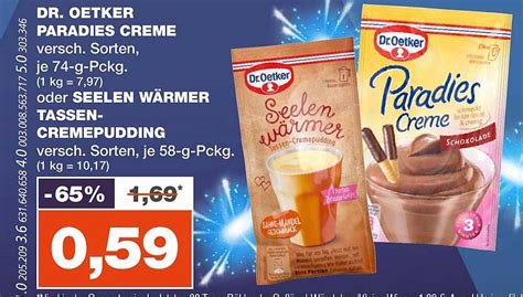 Dr Oetker Paradies Creme Oder Seelen Wärmer Tassen cremepudding