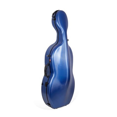 Crossrock 4/4 Cello Case, Carbon Fiber Composite with Wheels-Blue(CRF4030CEFBL) for sale ...