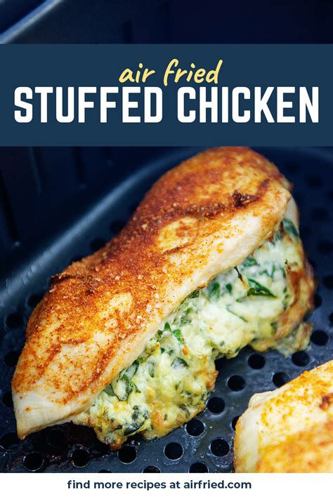 Easy Air Fryer Stuffed Chicken Recipe Airfried