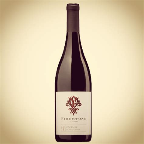 Say Hello To Our Big Bold Firestone Pinot Noir The 2013 Vintage Is