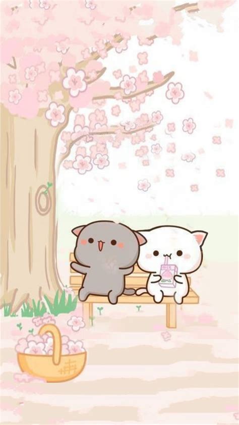 Aggregate More Than 78 Mochi Mochi Peach Cat Wallpaper Super Hot In