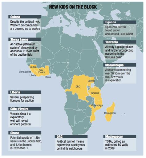 Oil In Africa Map | Map Of Africa