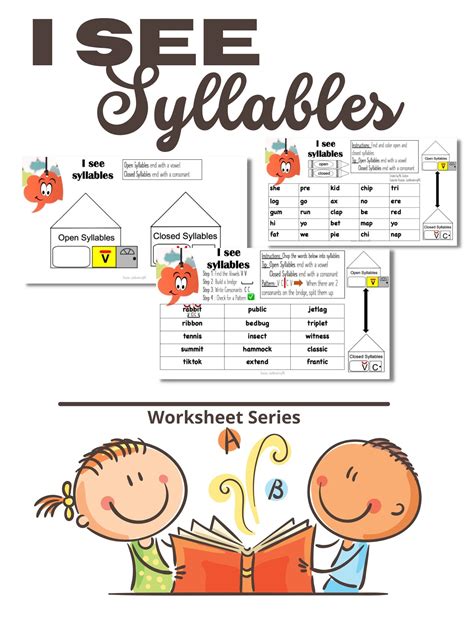 Free Printable Open And Closed Syllables Reading Activity Worksheets Library