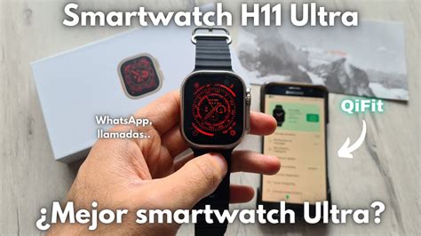 Smartwatch H11 Ultra Review COMPLETA Características y