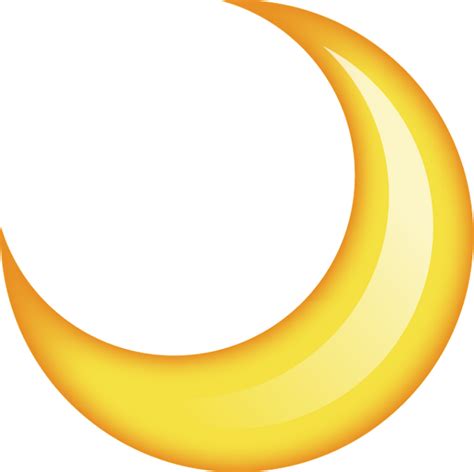 Download Moon Emoji Image in PNG | Emoji Island