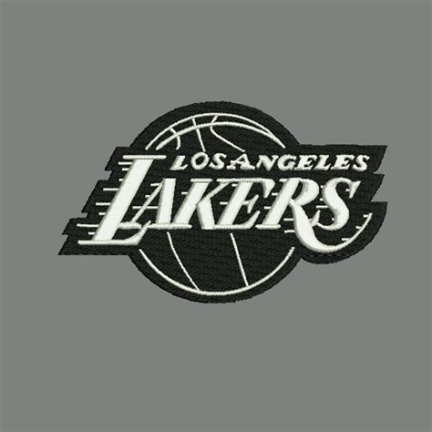 Los Angeles Lakers 5 Sizes Embroidery Design Instant Download Etsy